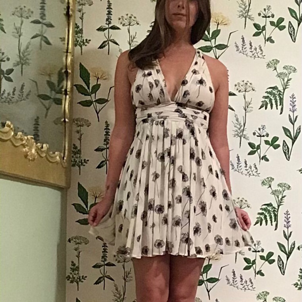 Kimchi Blue Print Halter Dress